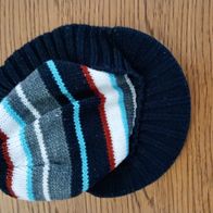 Schirmmütze bunt-gestreift 49 cm