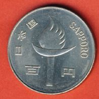 Japan 100 Yen 1972 Olympiade Sapporo