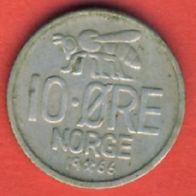 Norwegen 10 Öre 1966