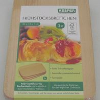 Kesper-Frühstücksbrettchen - 3er Pack - * OVP*