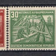 DDR 1952 Nationales Aufbauprogramm Berlin MiNr. 303 - 306 postfrisch