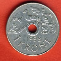 Norwegen 1 Krone 1998