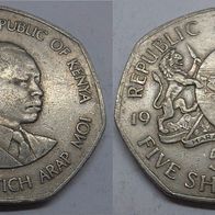 Kenia 5 Shillings 1985 ## Le6