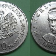 Polen 20 Zlotych 1976 "Marceli Nowotko" (mit Münzzeichen) ## Le4