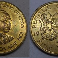 Kenia 5 Cents 1990 ## S3