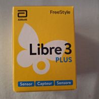 Freestyle libre3 plus sensor, 1 Stück, Neu und Original Verpackt, MHD 31.07.2027