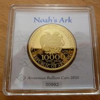 Armenien 10.000 Dram 2025 PP 1/4 Oz 999,9 Gold Arche Noah