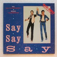 Paul MacCartney - Michael Jackson - Say Say Say, Maxi Single Odeon / MPL 1983