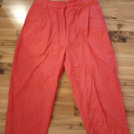 3/4-Caprihose rot Uni 38