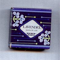 alte Mäurer & Wirtz Lavendel Savon de Luxe No. 488 605 Miniatur Seife, Sammlerstück