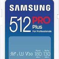 Samsung SDXC PRO Plus 512GB Speicherkarte - For Professionals