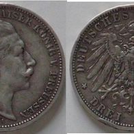Preussen: 3 Mark 1908 A (3)