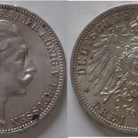 Preussen: 3 Mark 1911 A (5)