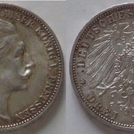 Preussen: 3 Mark 1911 A (8)