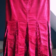 Damen Kord Rock Farbe: Himbeere Gr. 40-42