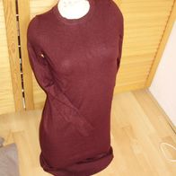 Noisy May Strick Kleid bordeaux LA XS S
