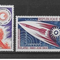 19) Niger 1964 Raumfahrt Mi. Nr. 71/76 kpl. Satz postfrisch