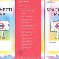 London Tube U-Bahn Spaghetti Map Art on the Underground 3 Stück NEU!