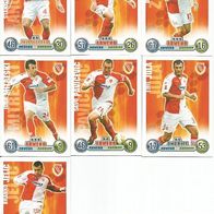 7 Match Attax Cards - Energie Cottbus - TOPPS 08/09