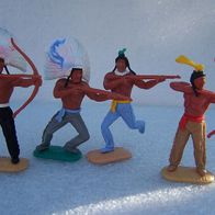 4 Timpo Indianer-Figuren