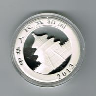 China Panda 2023, 1OZ Silbermünze in Kapsel
