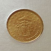 Vatikan 2005 Sede Vacante - 10 €-Cent Münze, stgl / u/nz.- lose im Folienbeutel