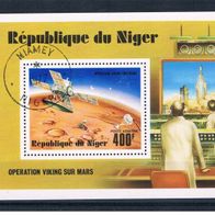 07) Niger 1977 Raumfahrt Block 16 gestempelt