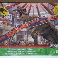 Mattel Jurassic Park 30th Anniversary Adventskalender mit 20 Minifiguren NEU