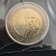 2€ Italien Alessandro Manzoni 2023 Gedenkmünze neu