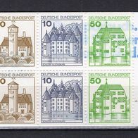 BRD / Bund 1980 Burgen und Schlösser MH-MiNr. 22 I al oZ postfrisch