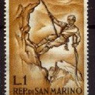 San Marino Mi. Nr. 729 Alpinismus - Bergsteiger * * <