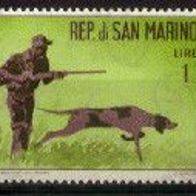 San Marino Mi. Nr. 739 Jagdwesen * * <