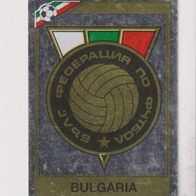 Panini Fussball WM Mexico 1986 Wappen Bulgaria Nr 54