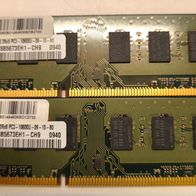 4GB (2x2GB) Samsung DDR3-1333 PC3-10600U Desktop RAM M378B5673EH1-CH9 2Rx8