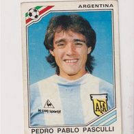 Panini Fussball WM Mexico 1986 Pedro Pablo Pasculli Argentina Nr 87