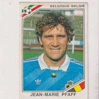 Panini Fussball WM Mexico 1986 Jean - Marie Pfaff Belgien Nr 130