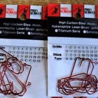 Neu 20 Twisterhaken ProfiBlinker Attractor Rot 2 Rot Haken Twister Hecht Zander