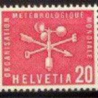Schweiz Internat. Ämter/ Weltorganis. f. Meteorologie OMM / WMO Mi. Nr. 7 * * <