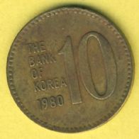 Südkorea 10 Won 1980