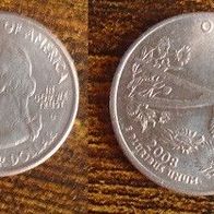 Münze USA: 0,25 oder Quarter Dollar 2008 - Oklahoma 1907 - D