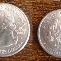 Münze USA: 0,25 oder Quarter Dollar 2009 - District of Colombia - Justice for All - P