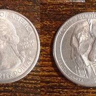 Münze USA: 0,25 oder Quarter Dollar 2013 - South Dakota - Mount Rushmore - P