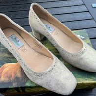 Bergheimer Trachtenschuhe | Dirndlschuhe | Gold Metallic | Gr. 39