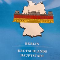 11 Medaillen Hauptstadt Berlin Cu/Ni vergoldet Album Zertifikate 40 mm