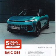 BAIC X55 ( Slowakei ) 2026/04 , 4 Seiten
