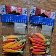 Neu! 20 ProfiBlinker Attractor Gr: B Schwefelgelb Gummifisch Shad Zander Forelle