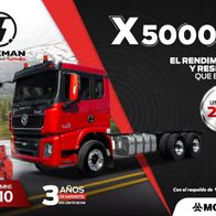 Shacman X5000 6x4 ( Ecuador ) 2027! , 2 Seiten rot