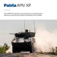 Patria AMV XP ( Finnland ) 2025/08 , 4 Seiten