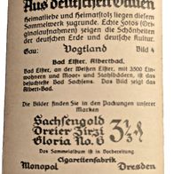 Nr . 4 Sammelk.-Sachsengold -Aus deutschen Gauen - Vogtland / Bad Elster