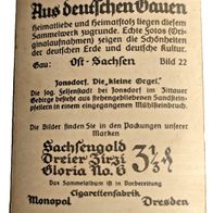 Nr . 22 Sammelk.-Sachsengold -Aus deutschen Gauen- Jonsdorf / /st-Sachsen